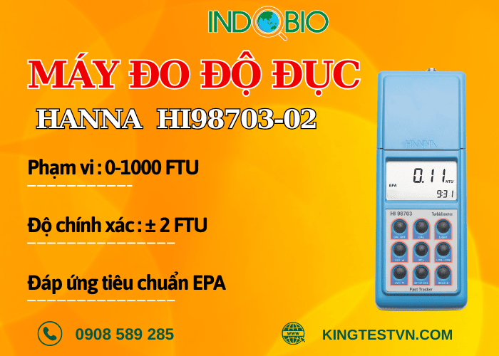 Máy đo độ đục Hanna HI98703-02